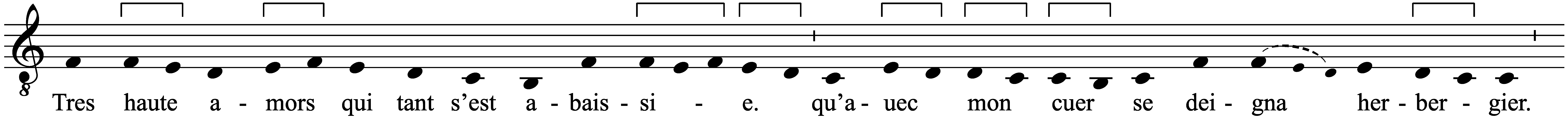 Work musical notation